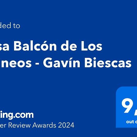 Casa Balcon De Los Pirineos - Gavin Biescas Dış mekan fotoğraf
